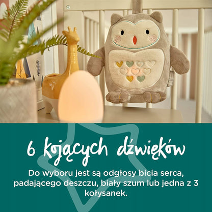 TOMMEE TIPPEE Sova Ollie MAZNÁČIK lampička so zvukom