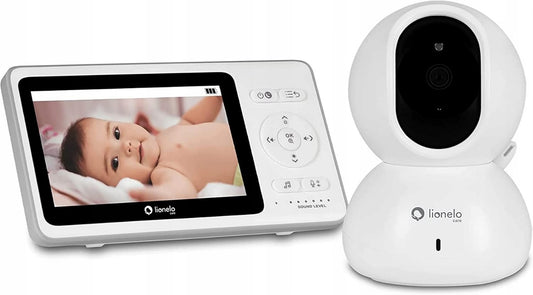 LIONELO Babyline 8.2 diaľkovo ovládaná elektronická pestúnka 4,3" VOX