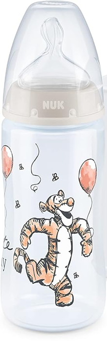 NUK First Choice+ 0-6 m FĽAŠA 300 ml indikátor teploty TIGRÍK