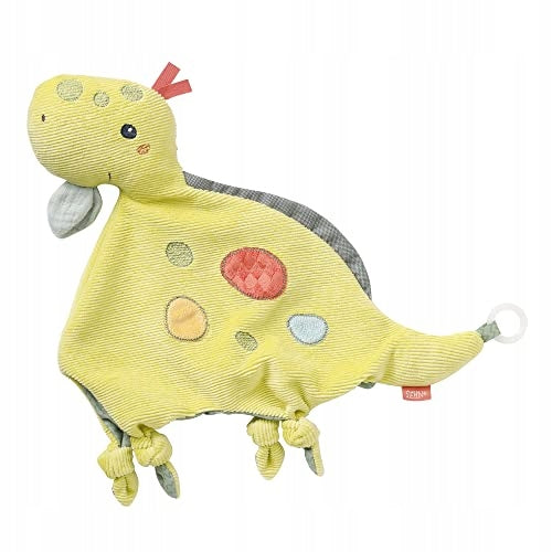 FEHN Happy Dino Schnuffeltuch DINO 30 cm Schnullerhalter