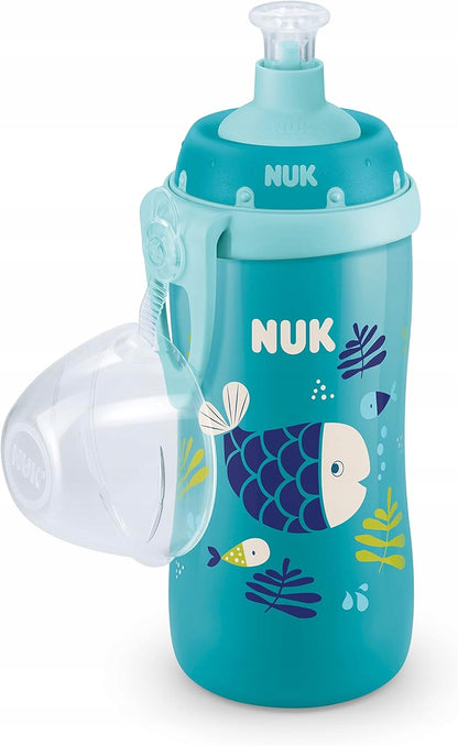 NUK Junior Cup BUTELKA 18 hónap+ ustnik push-pull 300 ml EFEKT KAMELEONA