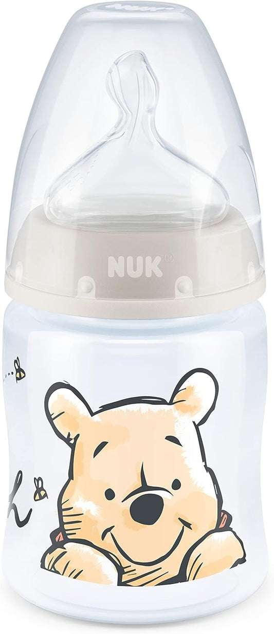 NUK First Choice+ BIBERON 150 ml 0-6 luni indicator de temperatură WINNIE THE POOH
