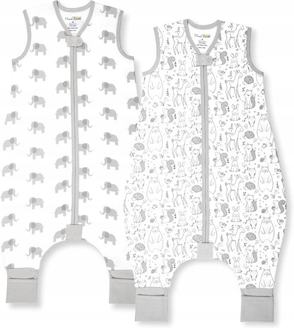 MAMA CHEETAH saco de dormir 0,5 TOG x2 para bebés 0-6 meses
