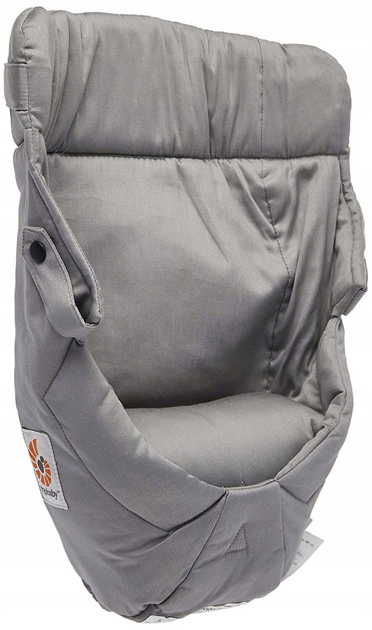 ERGOBABY wkładka do nosidełka Easy Snug szara, ergonomiczne wsparcie dla noworodka, niemal idealny stan
