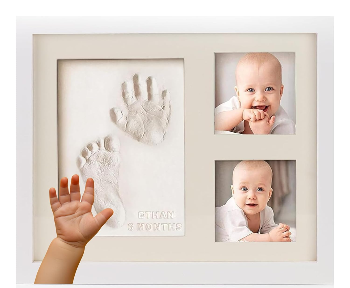 BUBZI photo frame and handprint & footprint kit