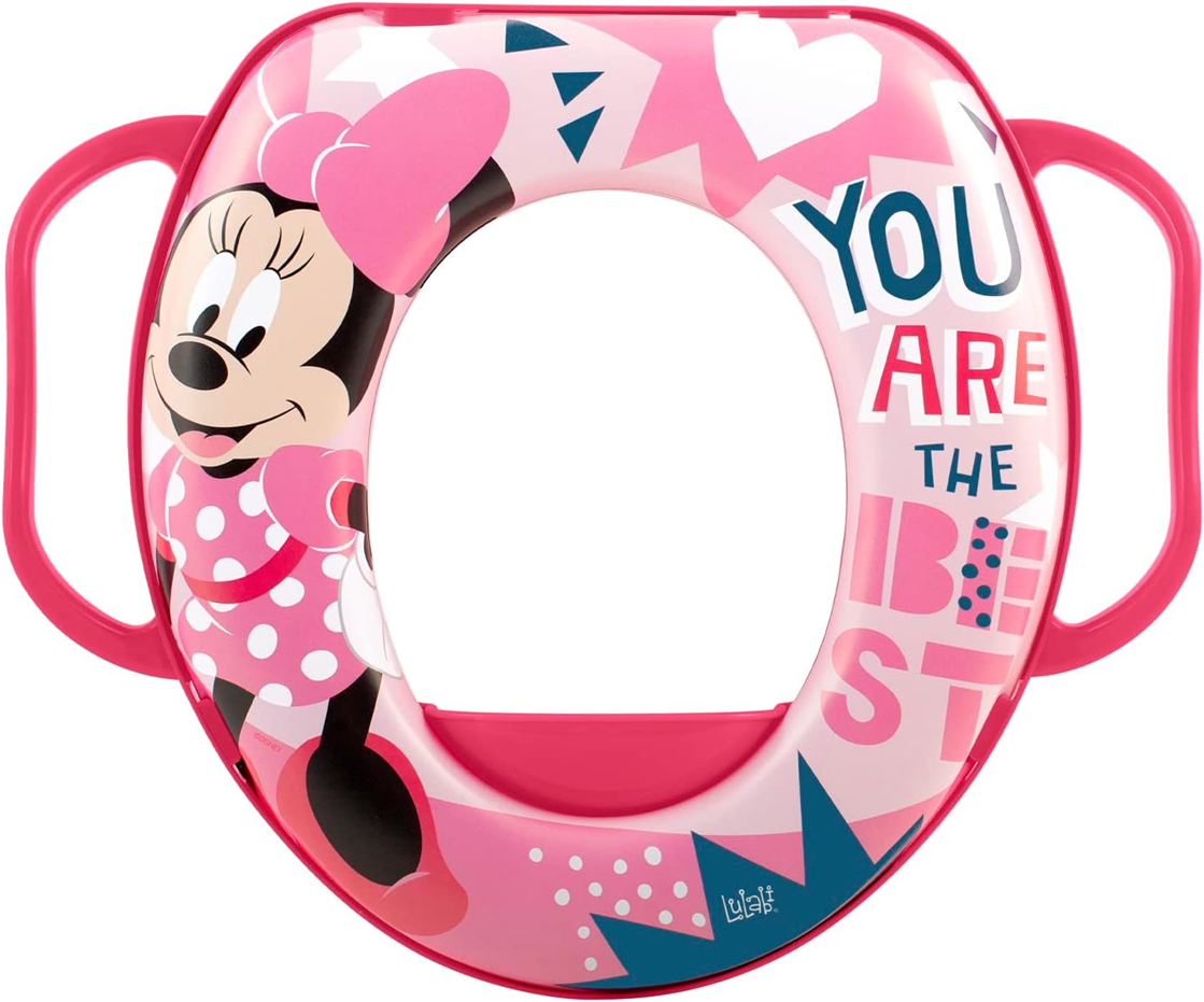 LULABI Minnie egér puha WC-szűkítő fogantyúkkal 12 hónap+
