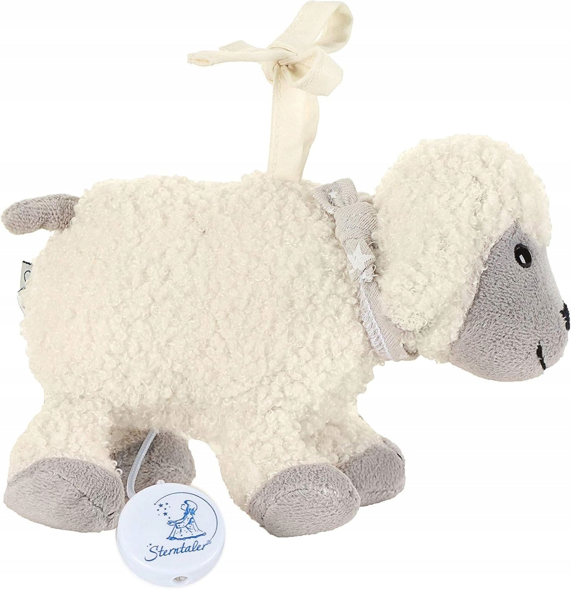 STERNTALER Mouton Stanley peluche musicale S 11 x 14 cm