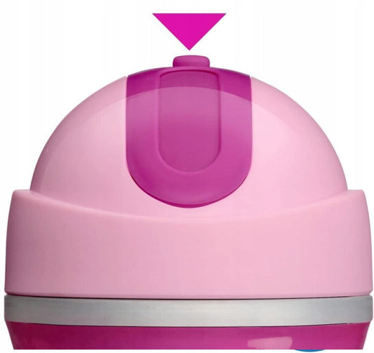 CHICCO Sport Cup szivószálas itatópohár, cseppmentes, 300 ml, 14 hónap+