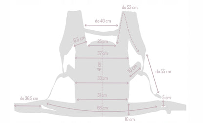 MOMI COLLETE ergonomic baby carrier from 3 months up to 20 kg