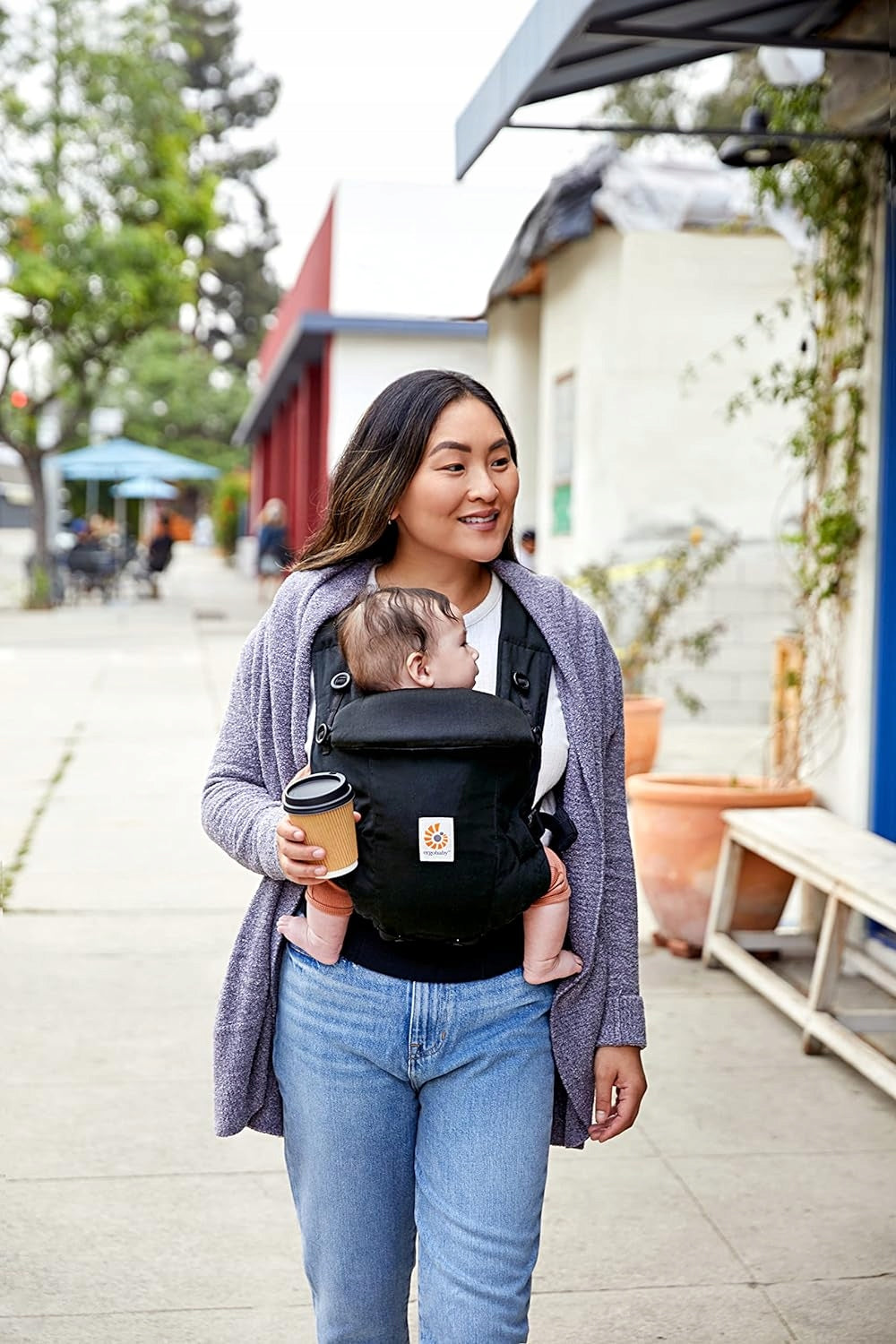 ERGOBABY ADAPT SoftTouch Cotton ergonomické nosítko 3,2–20 kg