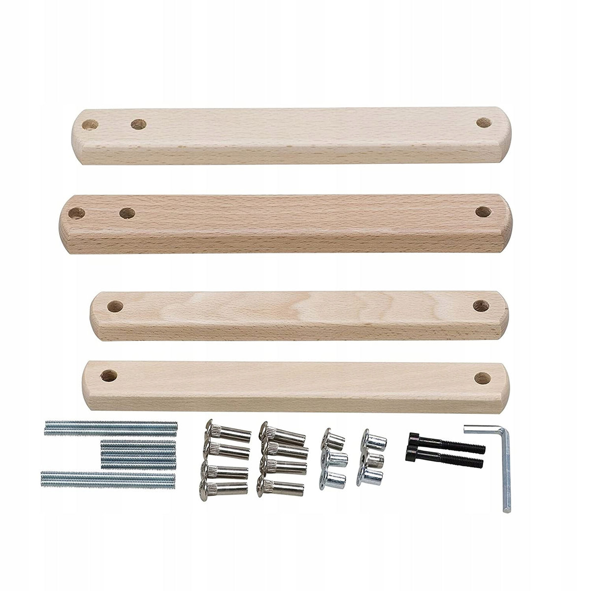 GEUTHER 2725ZKbrackets for balustrades and stair safety gateswood colourlength 25.5 cm (shorter part) and 28.5