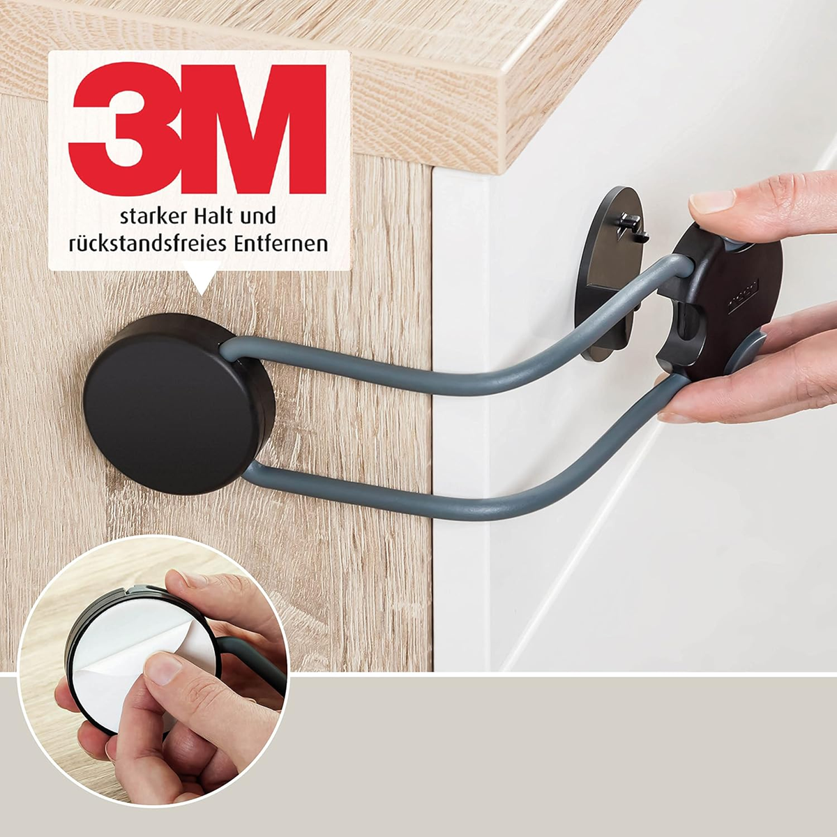 REER Multi-Sicherung blocare pentru dulapuri și sertare 23 cm