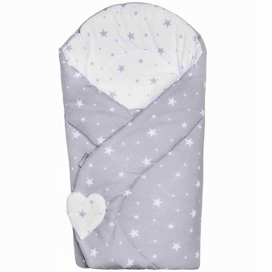 SEVIRA KIDSreversible swaddling blanket80X80 cmcolour grey and whitenew condition, replacement packaging