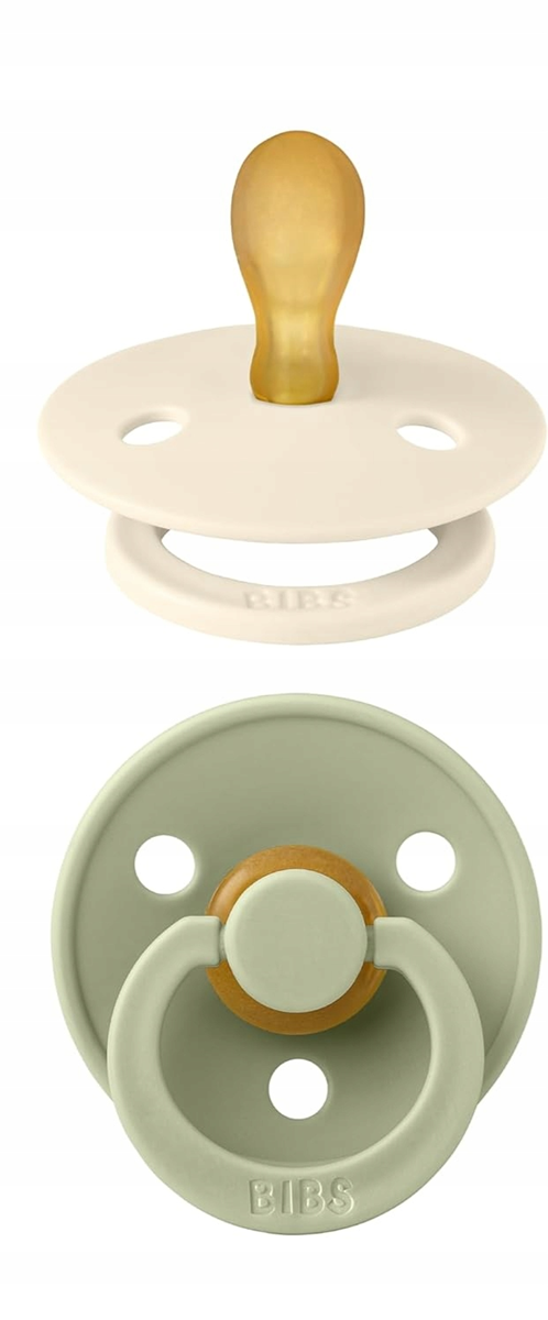 BIBS COLOUR suzete calmante 2 bucăți cauciuc 6-18 luni SIMETRIC