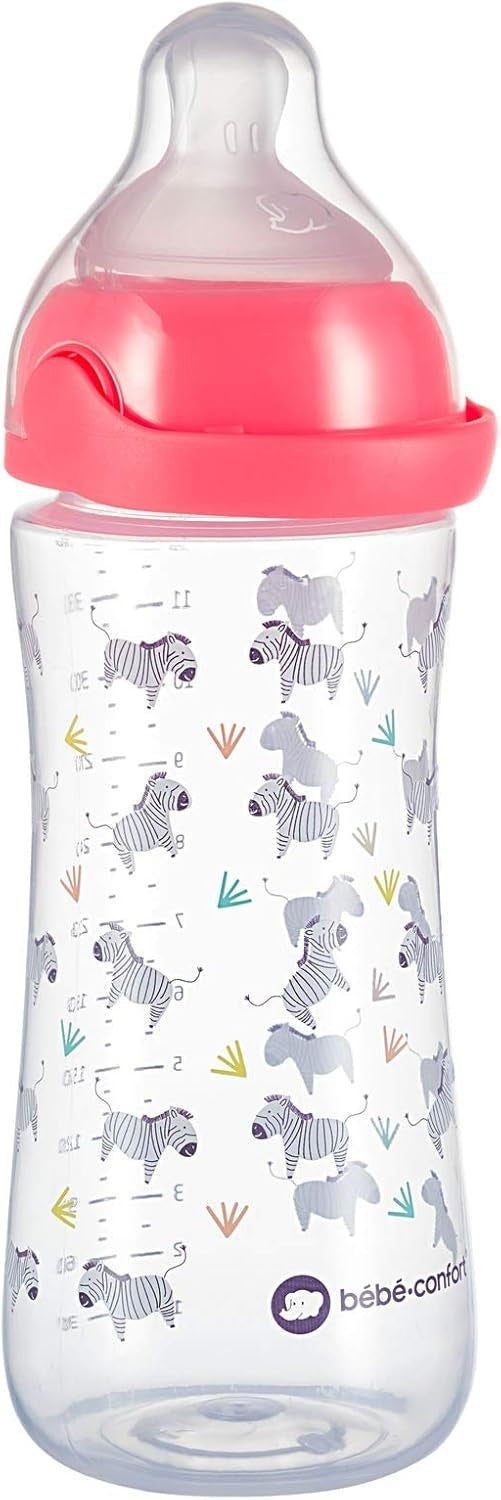 BEBE CONFORT Emotion Physio cumisüveg 6 hónap+ 360 ml ZEBRA