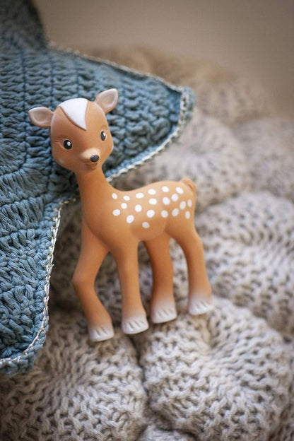SOPHIE la GIRAFE λαστιχένιο μασητικό με σφυρίχτρα 15,5 εκ. ελαφάκι FANFAN