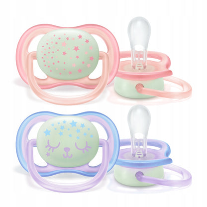 PHILIPS AVENT Ultra Air Night smoczki x 2 6-18msc