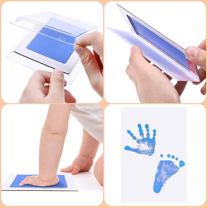 OUTUS 6 perne și 12 foi pentru amprente de mâini și picioare 8 x 12,5 cm