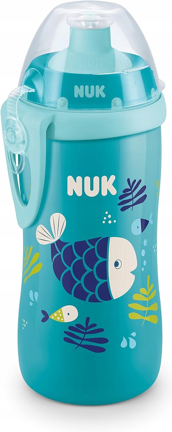 NUK Junior Cup BUTELKA 18 hónap+ ustnik push-pull 300 ml EFEKT KAMELEONA
