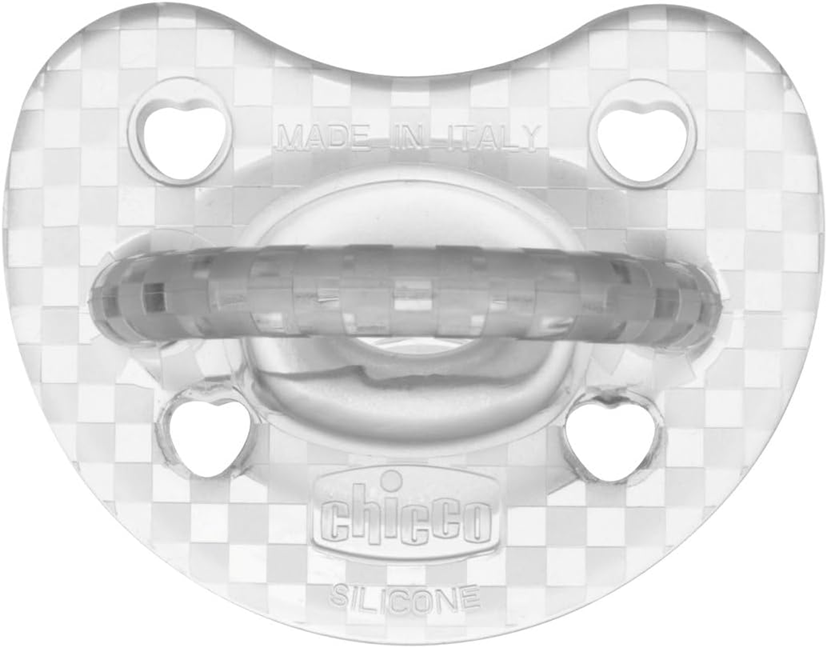 CHICCO PhysioForma Crystal soothing silicone pacifiers x2