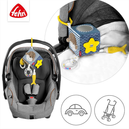 FEHN плюшена висяща играчка за количка, легло и столче 10 x 10 cm OТРА THEO