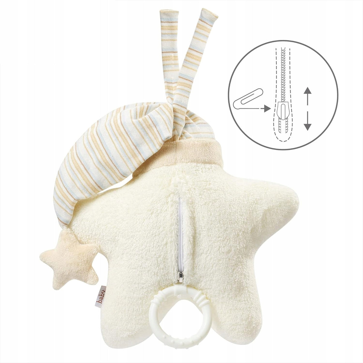 FEHN peluche musicale ÉTOILE 21 x 22 cm