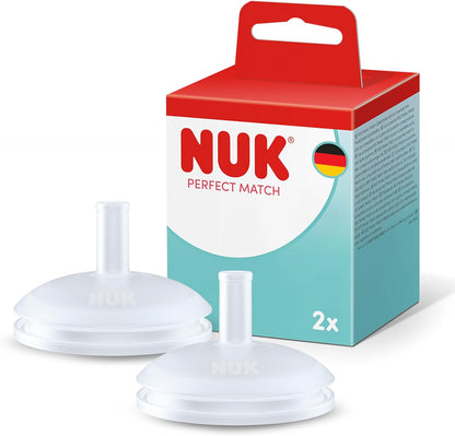 NUK Perfect Match Learner Cup Straws 8m+ x2