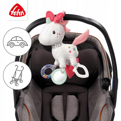 FEHN Aiko&Yuki Anhänger mit Rassel und Greifring für Kinderwagen, Babyschale