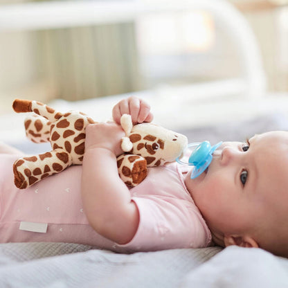 AVENT upokojujúci cumlík s plyšovou hračkou 0-6m