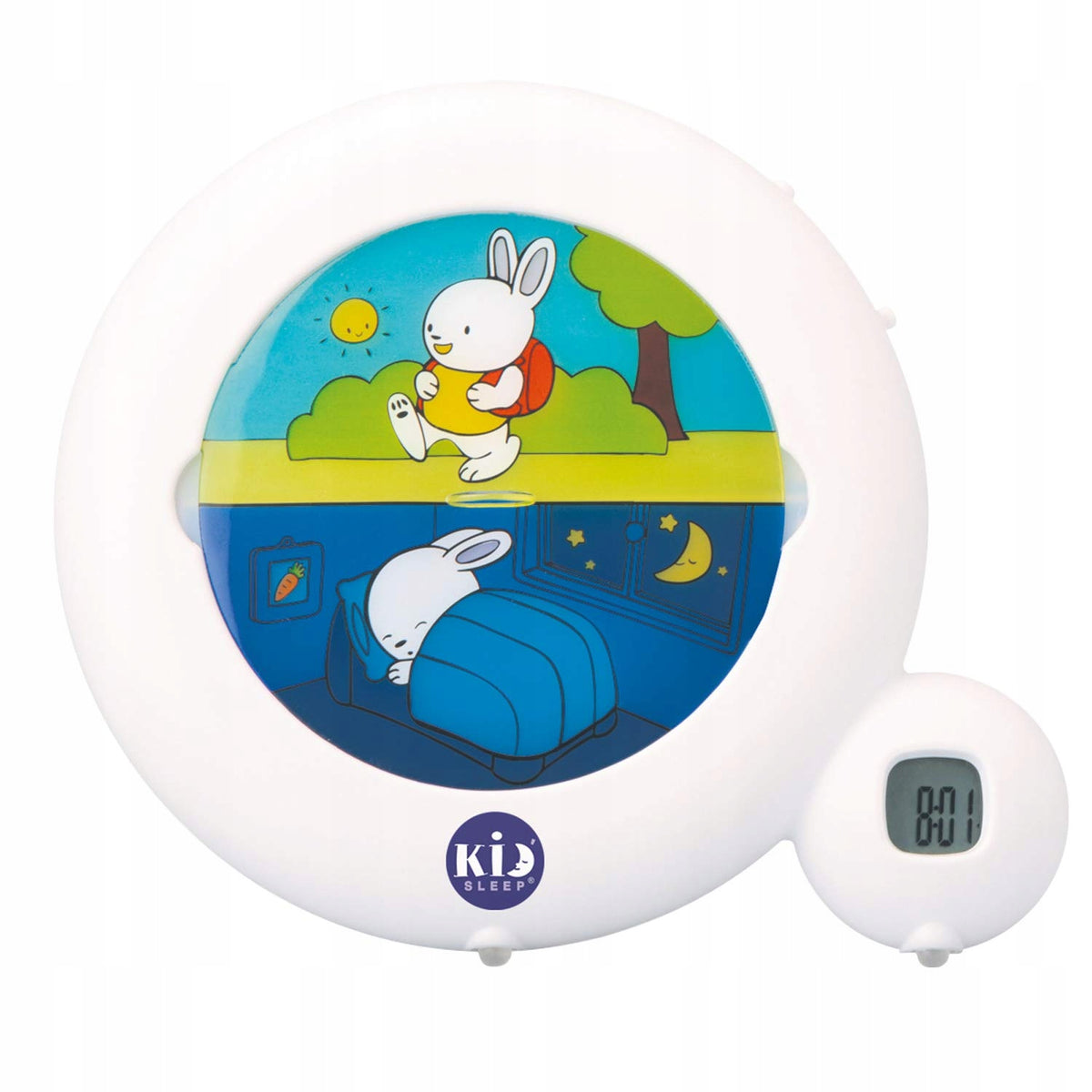 PABOBO Kid'Sleep alvástanító ébresztőóra éjszakai fénnyel