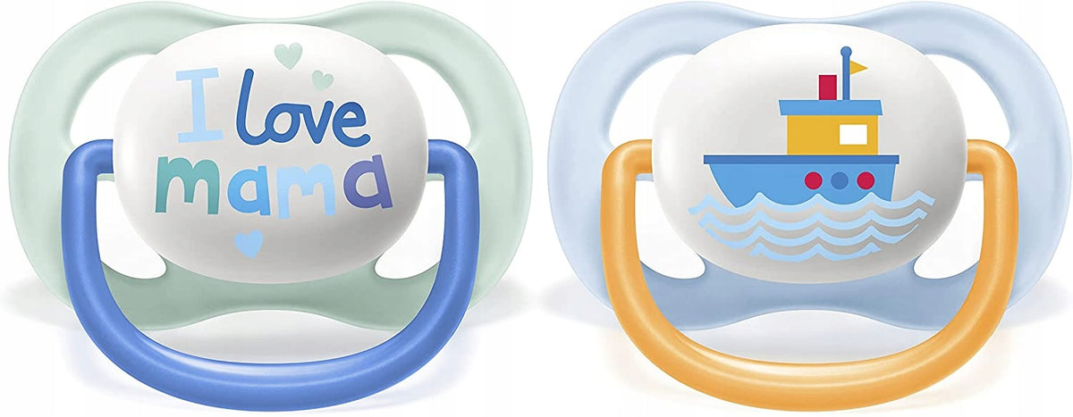 PHILIPS AVENT Ultra Air Happy smoczki x 2 0-6msc