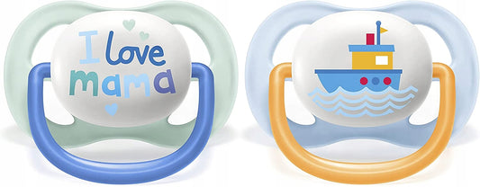 PHILIPS AVENT Chupetes Ultra Air Happy x 2 0-6 meses