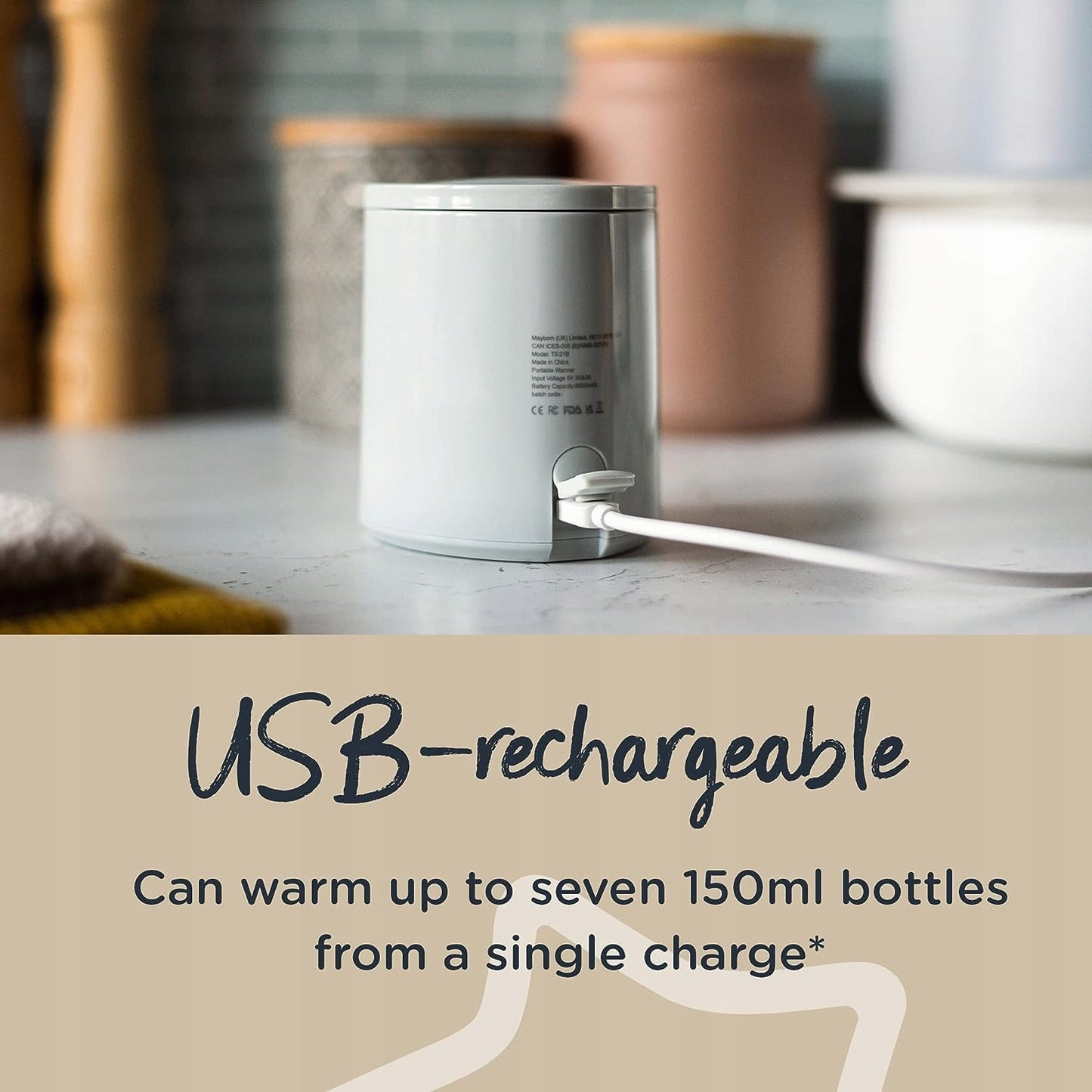 TOMMEE TIPPEE LetsGo podróżny podgrzewacz USB