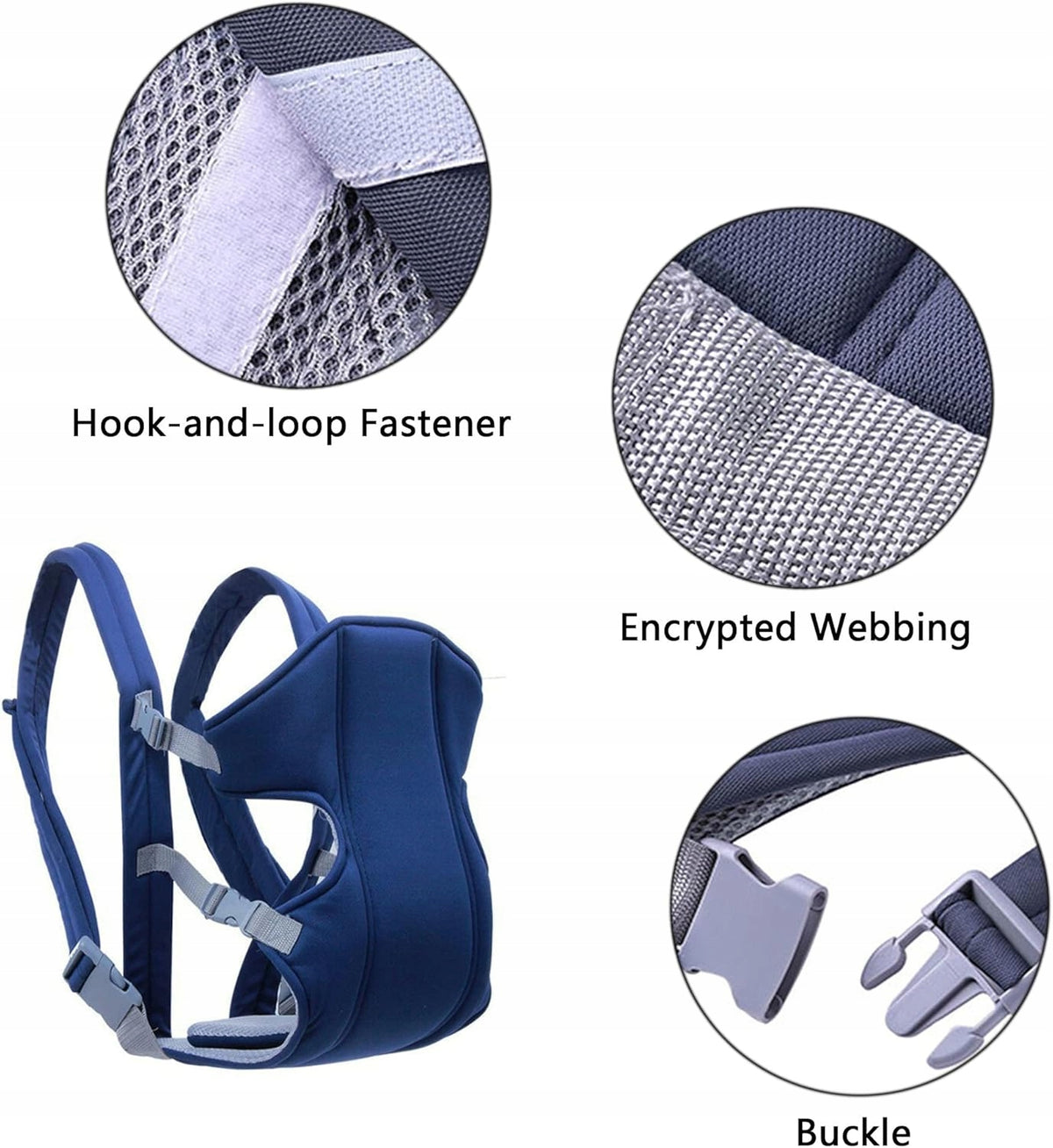 Ergonomische Babytrage, verstellbar, 3,5–15 kg
