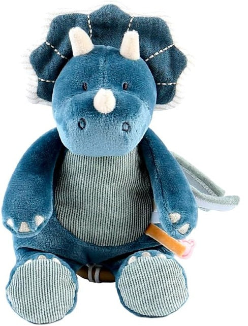 NOUKIE'S przytulanka z pozytywką "Kołysanka Brahms'a" TRICERATOPS 20 cm