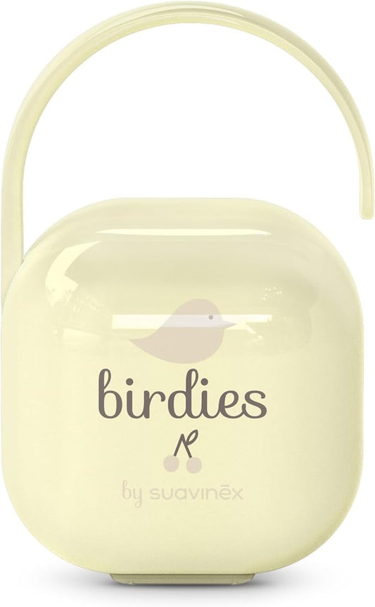 SUAVINEX Birdies case for 2 pacifiers