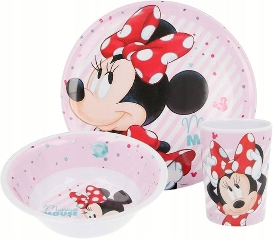 DISNEY MINNIE MOUSE 3 részes étkészlet