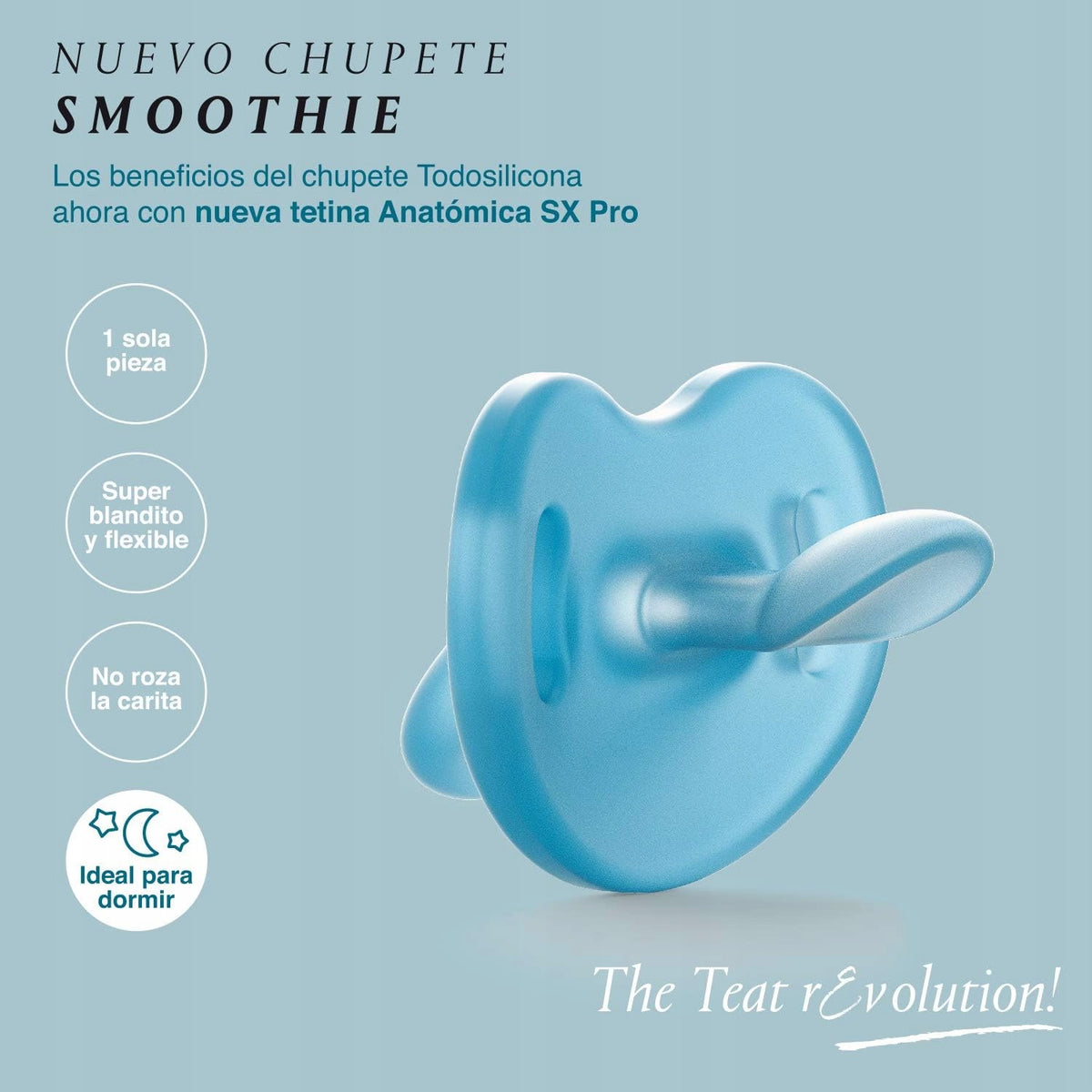 SUAVINEX nyugtató cumi SMOOTHIE szilikon 0–6 hónap