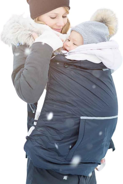 HOPPEDIZ copertura per marsupio 3 in 1 scaldacollo guanti