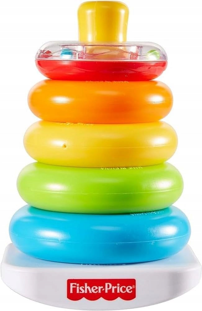 FISHER-PRICE Rock-a-Stack piramide met rammelaar 5 ringen 20 cm