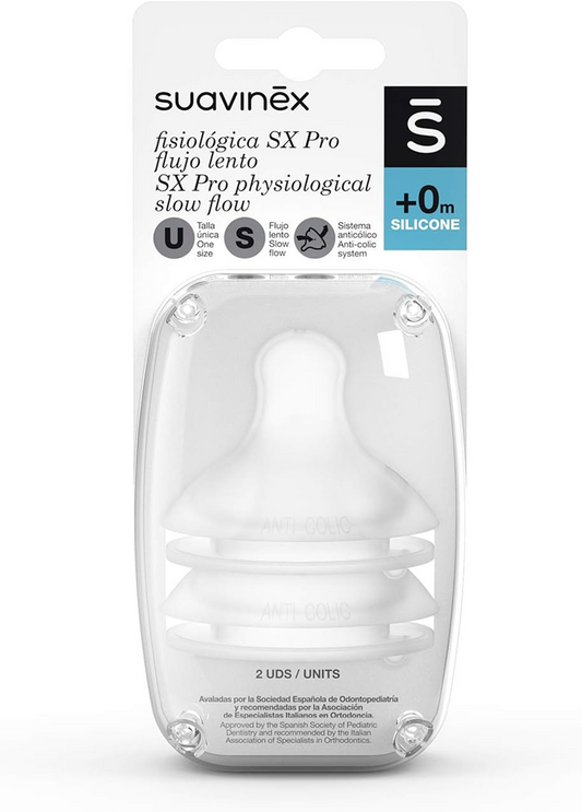 SUAVINEX SX Pro bottle dummies x 2