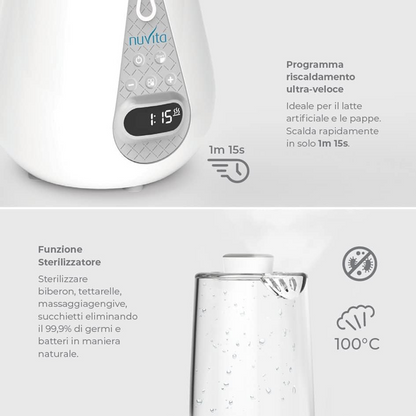 NUVITA melegítő sterilizáló kiolvasztó 4 az 1-ben