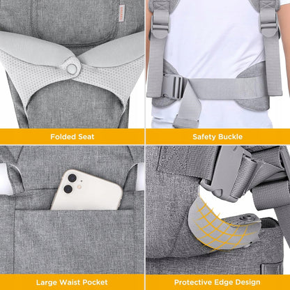 GAGAKU porte-bébé ergonomique 0-36 mois 3-en-1