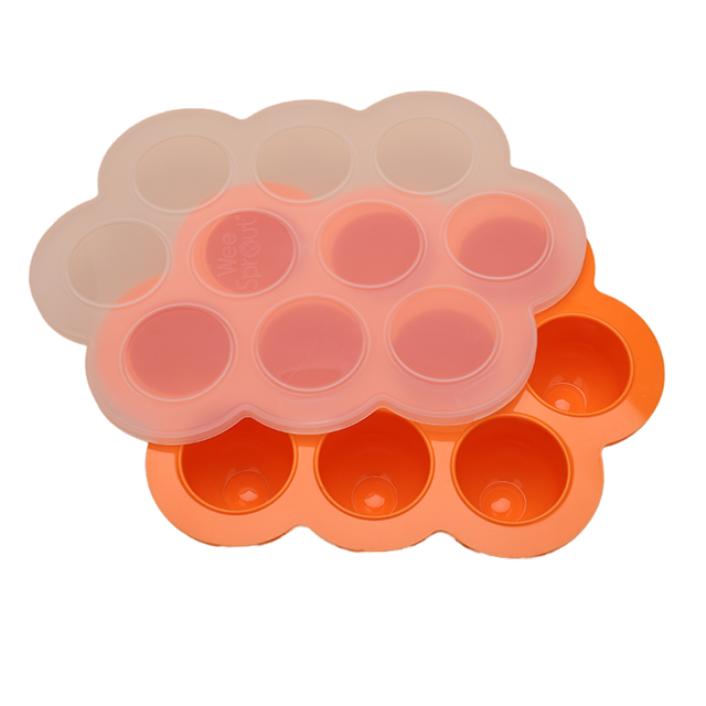 Molde de silicona para congelar alimentos 10 x 60 ml Fresh Foods