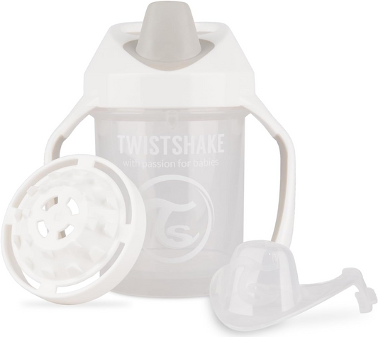 TWISTSHAKE Mini Cup itatópohár szájrésszel és keverőbetéttel, 230 ml, 4 hónapos kortól