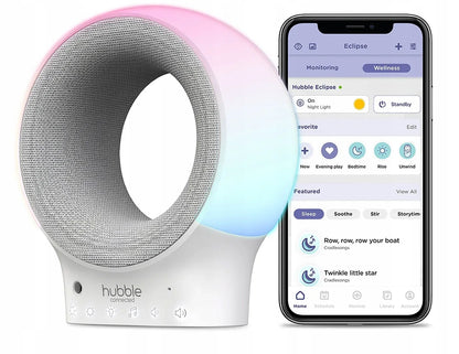 HUBBLE Eclipse baby monitor Bluetooth speaker HUBBLE CLUB app