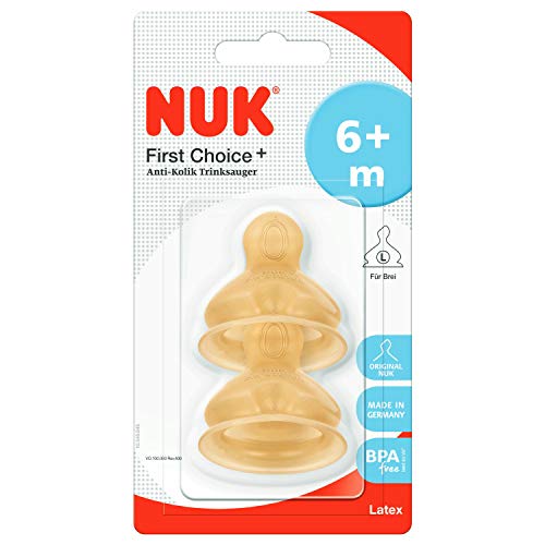 NUK First Choice Plus latex cumik L x2 sűrű táplálékhoz