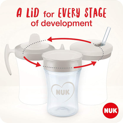 NUK drinking training set, cup + 3 spouts