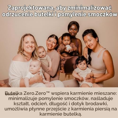 Suavinex Zero Zero hasfájás elleni cumisüveg 270 ml 3m+ közepes folyás (M)