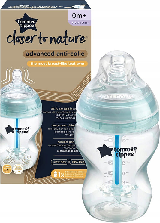 TOMMEE TIPPEE Advanced Anti-Colic-Flasche 260 ml 0+ – Produktbild 2